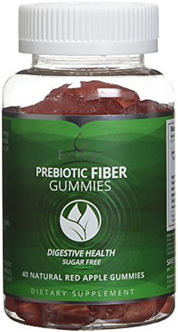 Image of a bottle of BeLive Prebiotic Fiber Gummies Supplement